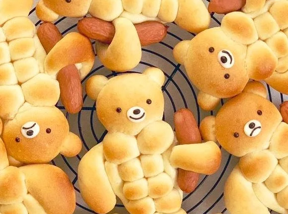 Pão Ursinho Fit - Foto de @konel_bread