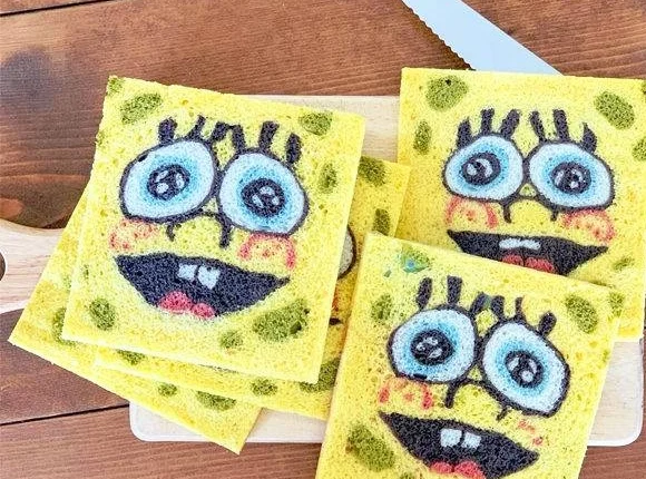 Pão Bob Esponja - Foto de @konel_bread