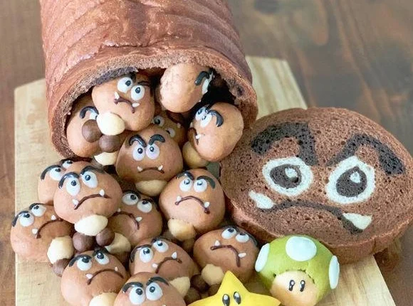 Pão Super Mario - Foto de @konel_bread